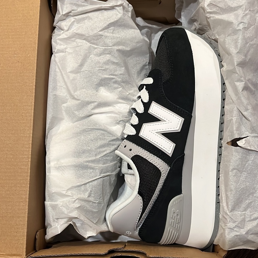 New Balance Womens 574 Stacked WL574ZSA - Picture 8 of 8